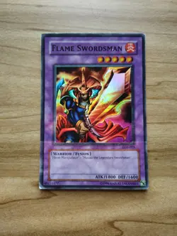 Yu-Gi-Oh! - Flame Swordsman - Super Rare / Holo - LOB-003 - Image 1