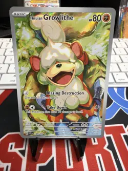 Pokemon Cards Growlithe 181/167 Illustration Rare Twilight Masquerade - (NM) #1 - Image 1