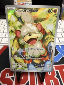 Pokemon Cards Growlithe 181/167 Illustration Rare Twilight Masquerade - (NM) #1 - Image 1