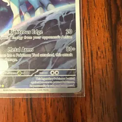 Pokemon Cobalion Holo Black Bolt Illustration Card 144/086 SV Rare - Image 5
