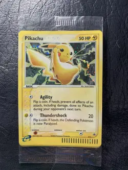 2003 SEALED 2 Card lot Pikachu 12 & Meowth 13 HOLO BlackStar Rare POKEMON Promos - Image 5