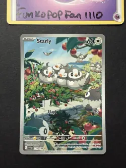 Starly 221/198 SV01: Scarlet & Violet Base Set Illustration Rare Pokemon Card - Image 1