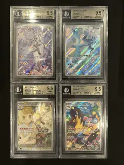 BGS 9.5 Pokemon Card 151 Japanese Ar Art Rare 4Card Set Bulk Battle Partners - Image 1