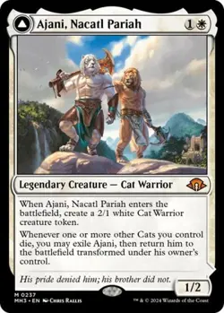 ~ Ajani, Nacatl Pariah ~ NM Foil ~ Modern Horizons 3 ~ MTG ~ - Image 1