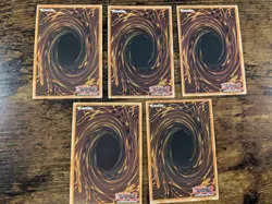 YU-GI-OH 5 CARD LOT BEWD DM REBD DMG KURIBANDIT PLATINUM SEC RARE NM - Image 3