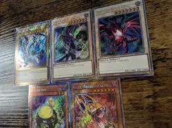 YU-GI-OH 5 CARD LOT BEWD DM REBD DMG KURIBANDIT PLATINUM SEC RARE NM - Image 4