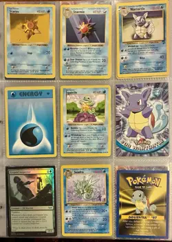 Vintage Pokemon Card Collection - No Binder Lot 5 Pages - Holo - Modern LP/NM - Image 1