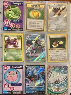 Vintage Pokemon Card Collection - No Binder Lot 5 Pages - Holo - Modern LP/NM - Image 3