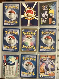 Vintage Pokemon Card Collection - No Binder Lot 5 Pages - Holo - Modern LP/NM - Image 4