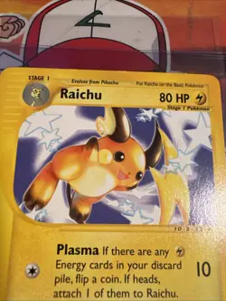 Raichu Expedition Base Set 25/165 Reverse Holo Rare Pokemon Card WOTC - Image 3
