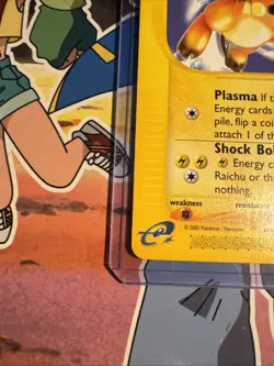 Raichu Expedition Base Set 25/165 Reverse Holo Rare Pokemon Card WOTC - Image 4