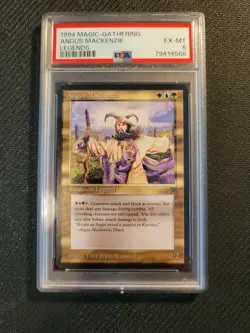 MTG Magic Legends Angus Mackenzie Reserve list PSA 6 - Image 1