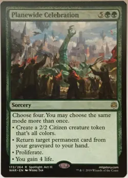 Planewide Celebration Non Foil - MTG War of the Spark 172/264 - Image 1