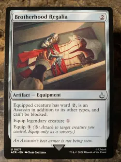 MTG TCG Assassins Creed Brotherhood Regalia 0071 Regular Uncommon - Image 1