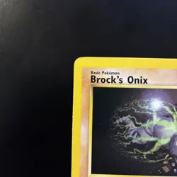 Brock’s Onix 1st Edition Rare 21/132 Gym Heroes Pokemon TCG - Image 3