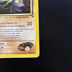 Brock’s Onix 1st Edition Rare 21/132 Gym Heroes Pokemon TCG - Image 5