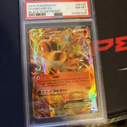 POKEMON 2014 Black Star Promo XY CHARIZARD EX #XY29 PSA 8 RARE NEAR MINT - Image 1