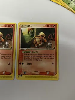 Growlithe 65/100 - Common - EX Sandstorm - Pokemon 2003 Vintage - LP - Image 1