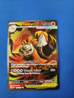 2025 Pokemon Mega Evolution MEG EN Camerupt ex Ultra Rare #156/132 - Image 1