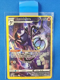 Chandelure TG04/TG30 Lost Origin Trainer Gallery Ultra Rare Full Art Pokemon - Image 1