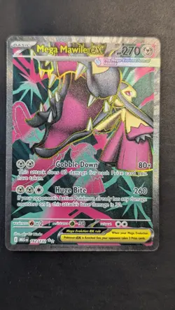Mega Mawile ex 162/132 Ultra Rare Full Art Pokemon Mega Evolution Pack Fresh - Image 1