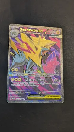 Mega Manectric ex 158/132 Ultra Rare Mega Evolution Pokemon Pack Fresh - Image 2