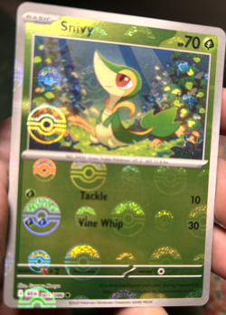 Snivy 001/086 POKEBALL HOLO Black Bolt NM Near Mint Pokemon TCG - Image 1