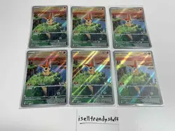 (6) Lot 2025 Pokemon - Victini 208 Illustration Rare Black Star Promo #208 NM - Image 1