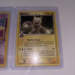 Pokemon TCG Mew Promo #8 Regular LP and Mewtwo 24/110 Legendary Collection - Image 3