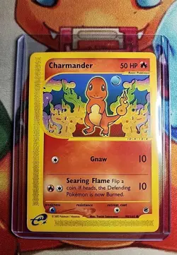 Pokemon TCG Charmander 98/165 Expedition Base Set E-Reader - NM/LP - Image 1