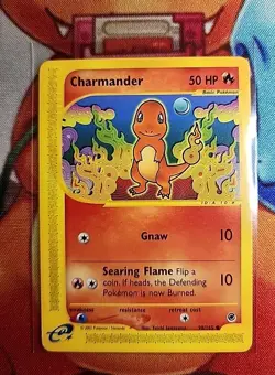 Pokemon TCG Charmander 98/165 Expedition Base Set E-Reader - NM/LP - Image 2
