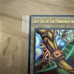 Left Leg of the Forbidden One 25th Anniversary Legend Blue Eyes White Dragon LOB - Image 2