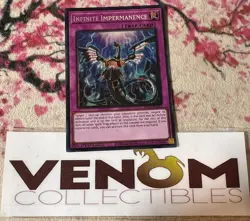 1x (M/NM) Infinite Impermanence RA01-EN075 Collector's Rare 1st Edition YuGiOh - Image 1