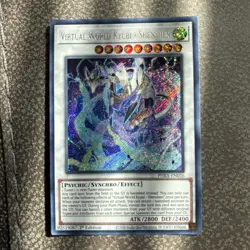 Yugioh Virtual World Kyubi - Shenshen PHRA-EN036 Secret Rare 1st Ed NM/Unplayed - Image 1