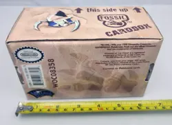 1999 Wizards Of The Coast Vintage Pokemon Fossil Cardboard Deck Card Storage - Image 3