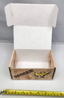 1999 Wizards Of The Coast Vintage Pokemon Fossil Cardboard Deck Card Storage - Image 4