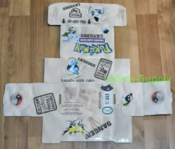 1999 Wizards Of The Coast Vintage Pokemon Fossil Cardboard Deck Card Storage - Image 5