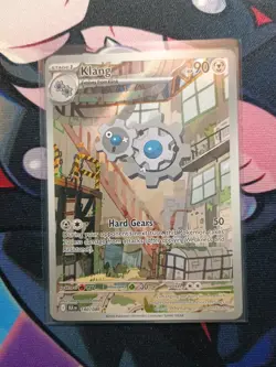 Pokemon Klang 140/086 English Sv: Black Bolt Illustration Rare Card Near Mint - Image 2