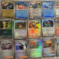 POKEMON TCG Lot Of 33 Prismatic Evolutions POKE BALL Reverse Holo Cards Vaporeon - Image 2