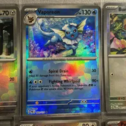 POKEMON TCG Lot Of 33 Prismatic Evolutions POKE BALL Reverse Holo Cards Vaporeon - Image 5