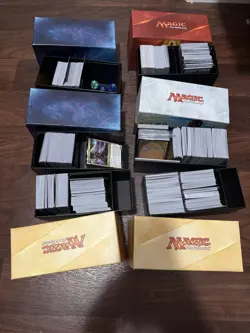 Old Magic The Gathering Cards Bundle Boxes - Image 2