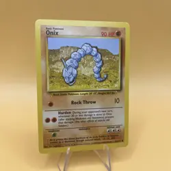 1999 Onix - Pokemon Base Set card # 56/102 - Vintage 1999 Pokemon - NM - Image 2
