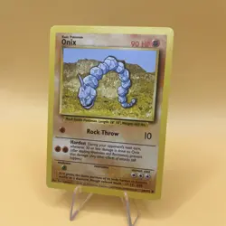 1999 Onix - Pokemon Base Set card # 56/102 - Vintage 1999 Pokemon - NM - Image 3