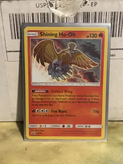 Pokemon TCG Shining Ho-Oh SM Black Star Promo Card SM70 Holo - Image 1