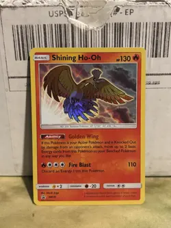 Pokemon TCG Shining Ho-Oh SM Black Star Promo Card SM70 Holo - Image 2