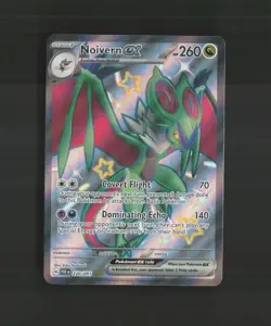 Noivern ex 220/091 Paldean Fates Full Art Shiny Holo Rare Pokemon Card NM - Image 1