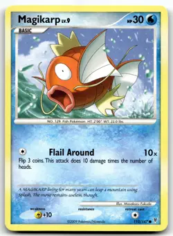 Pokemon Supreme Victors 110/47 Magikarp Common Card Lv. 9 2009 - Image 1