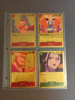 Large Pokemon Card Lot of 55 GOLD Cards w/New Binder One Piece Card Game New - Image 4