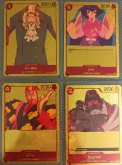 Large Pokemon Card Lot of 55 GOLD Cards w/New Binder One Piece Card Game New - Image 5