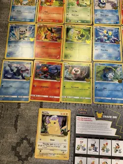 Pokemon Celebrations First Partner Pack Complete Jumbo Card Set of 25 w/ Binder - Image 4